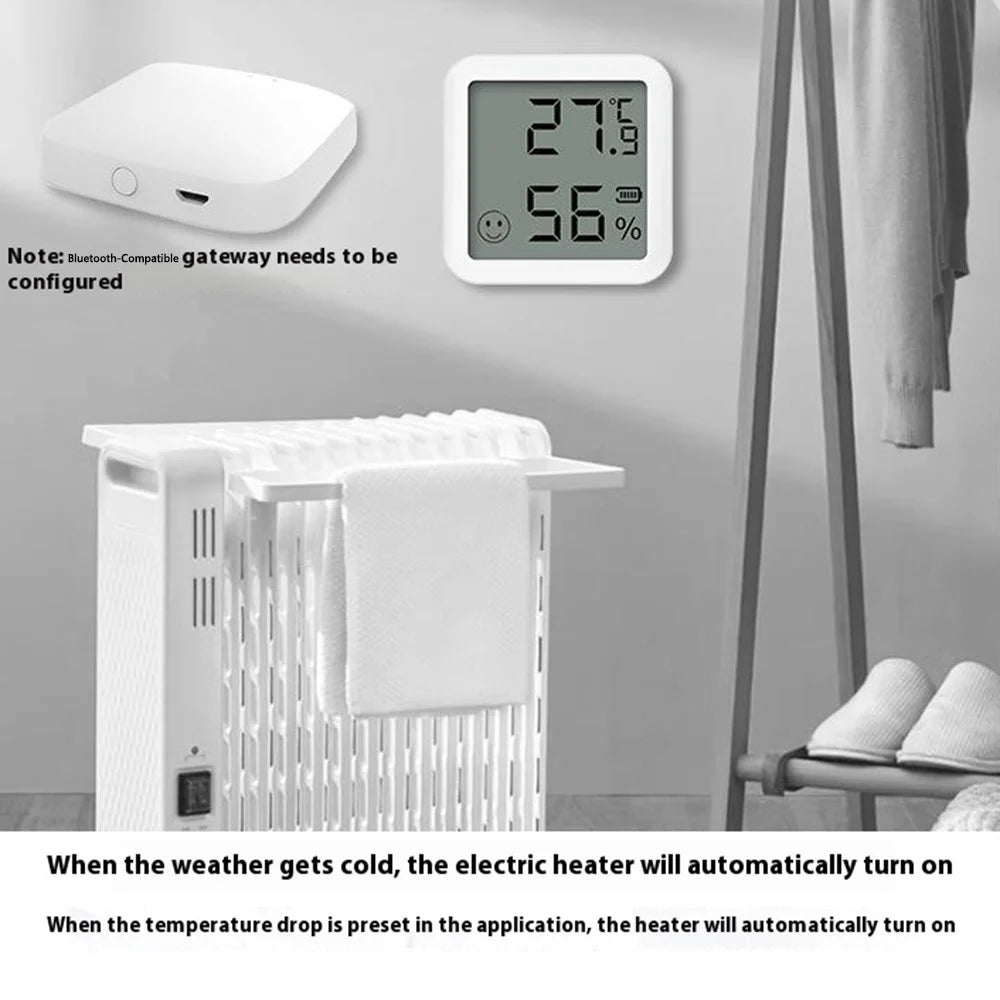 TH05 Smart Bluetooth-Compatible Thermometer Hygrometer LCD Display Temperature Humidity Sensor - 7