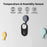 HS09 Wireless Bluetooth-Compatible Temperature Humidity Sensor Smart Digital Thermometer Hygrometer - 2