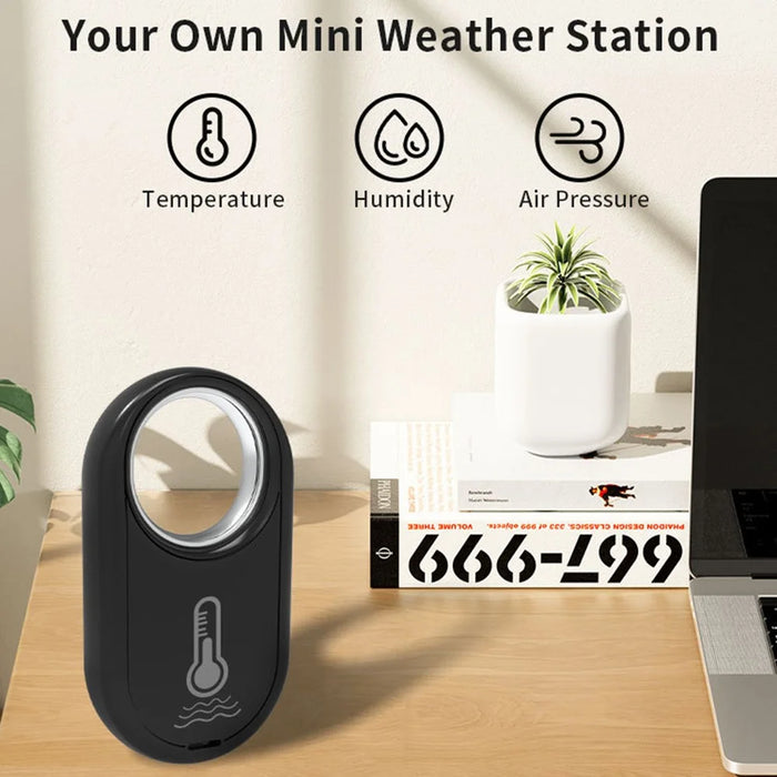 HS09 Wireless Bluetooth-Compatible Temperature Humidity Sensor Smart Digital Thermometer Hygrometer - 4