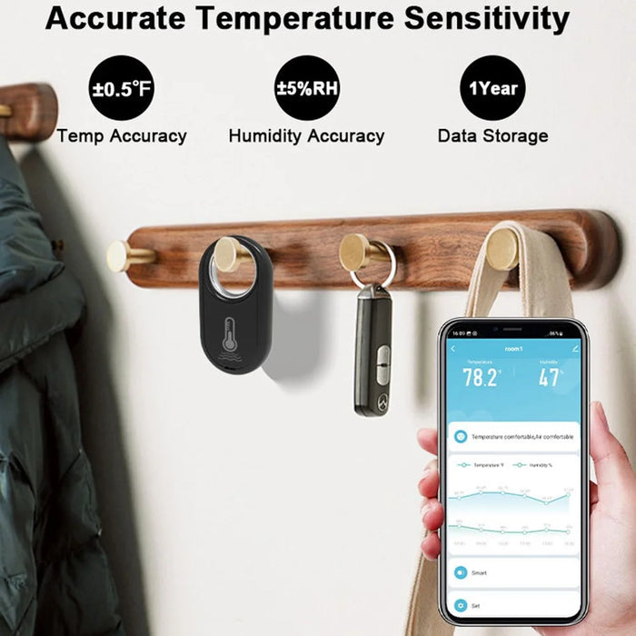 HS09 Wireless Bluetooth-Compatible Temperature Humidity Sensor Smart Digital Thermometer Hygrometer - 6