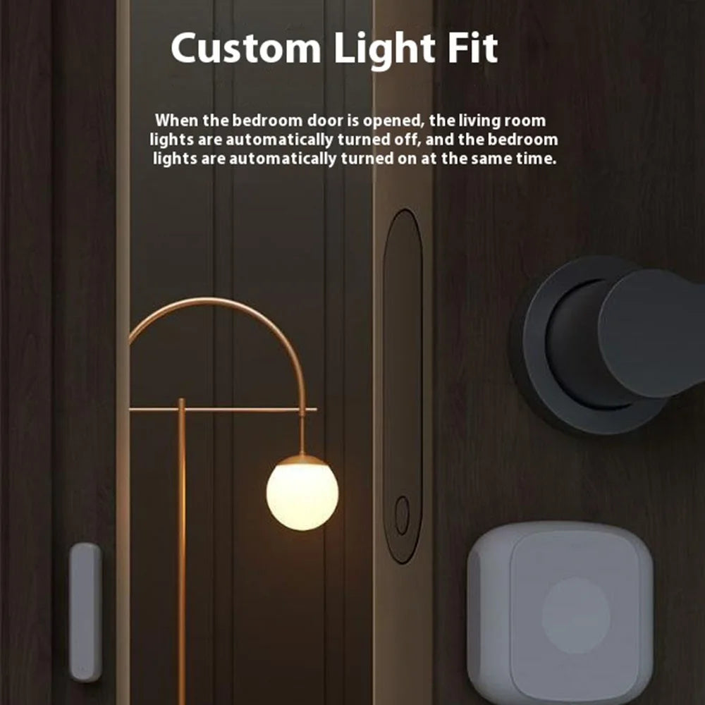 DS10 Smart Door Window Sensor Magnetic Wireless Switch Detector for Home Security Alarm - Zigbee - 5
