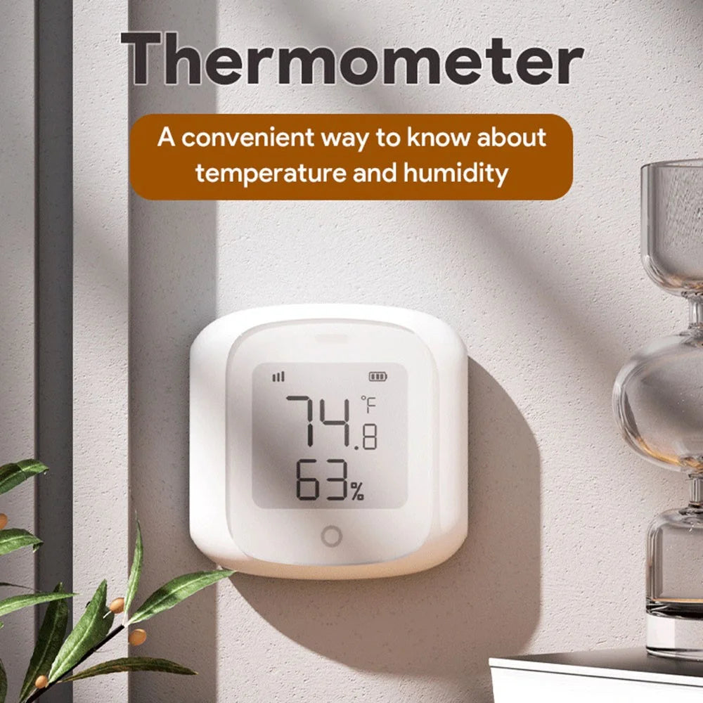 TH10 Smart Wireless Temperature Humidity Sensor Referesh Button for Home Automation Remote Detection - WiFi Version - 5