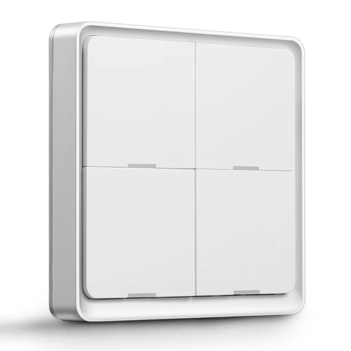 SC04 4-Gang Scene Switch Wireless Zigbee Smart Remote Control Programmable Switch Panel - 1