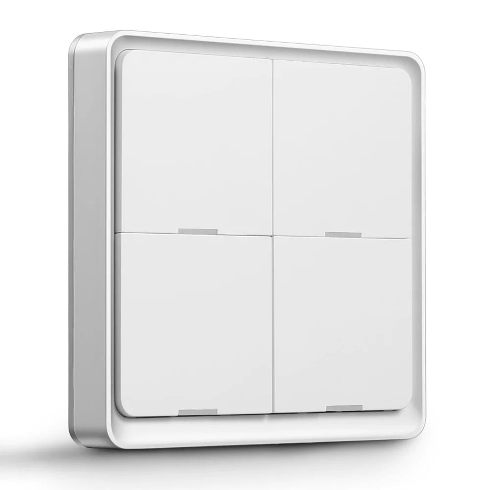 SC04 4-Gang Scene Switch Wireless Zigbee Smart Remote Control Programmable Switch Panel - 1