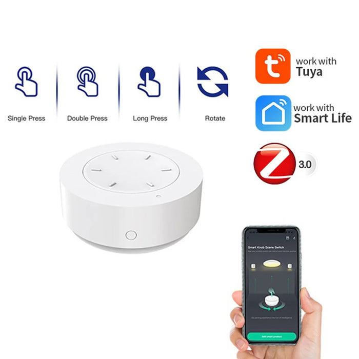SC20 Smart Knob Scene Switch Zigbee Wireless Remote Control Button for Smart Home Lighting Dimming / Scene Setting - 2