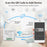 SB02 Matter 2 Gang WiFi Smart Switch Homekit Voice Control Hidden Remote Control Switch - 2
