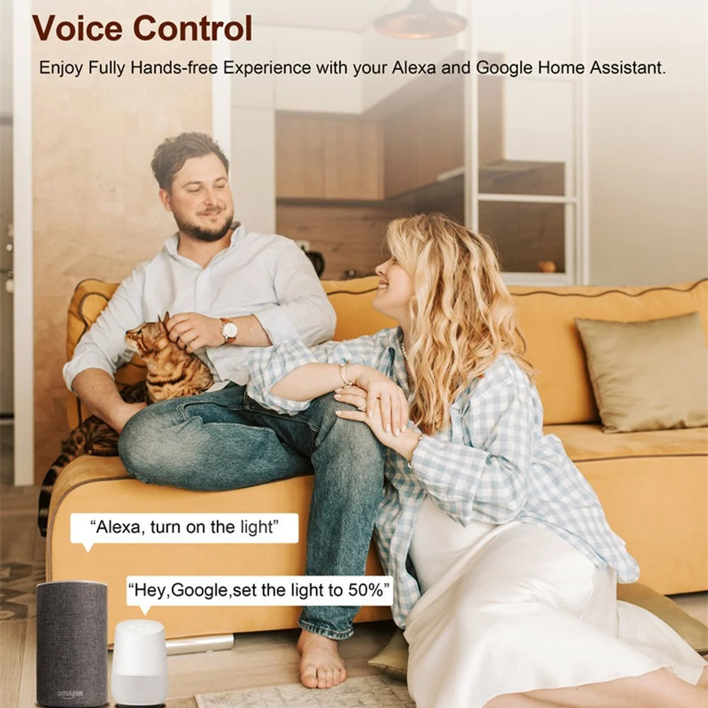DM01 1 Gang WiFi Smart Light Switch Voice Control Timer Dimmer Module Remote Lighting Controller - 3