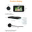 N9S 3.97 Inch Hidden Night Vision Camera Doorbell with Photo Video Recording Door Viewer - Black - 5