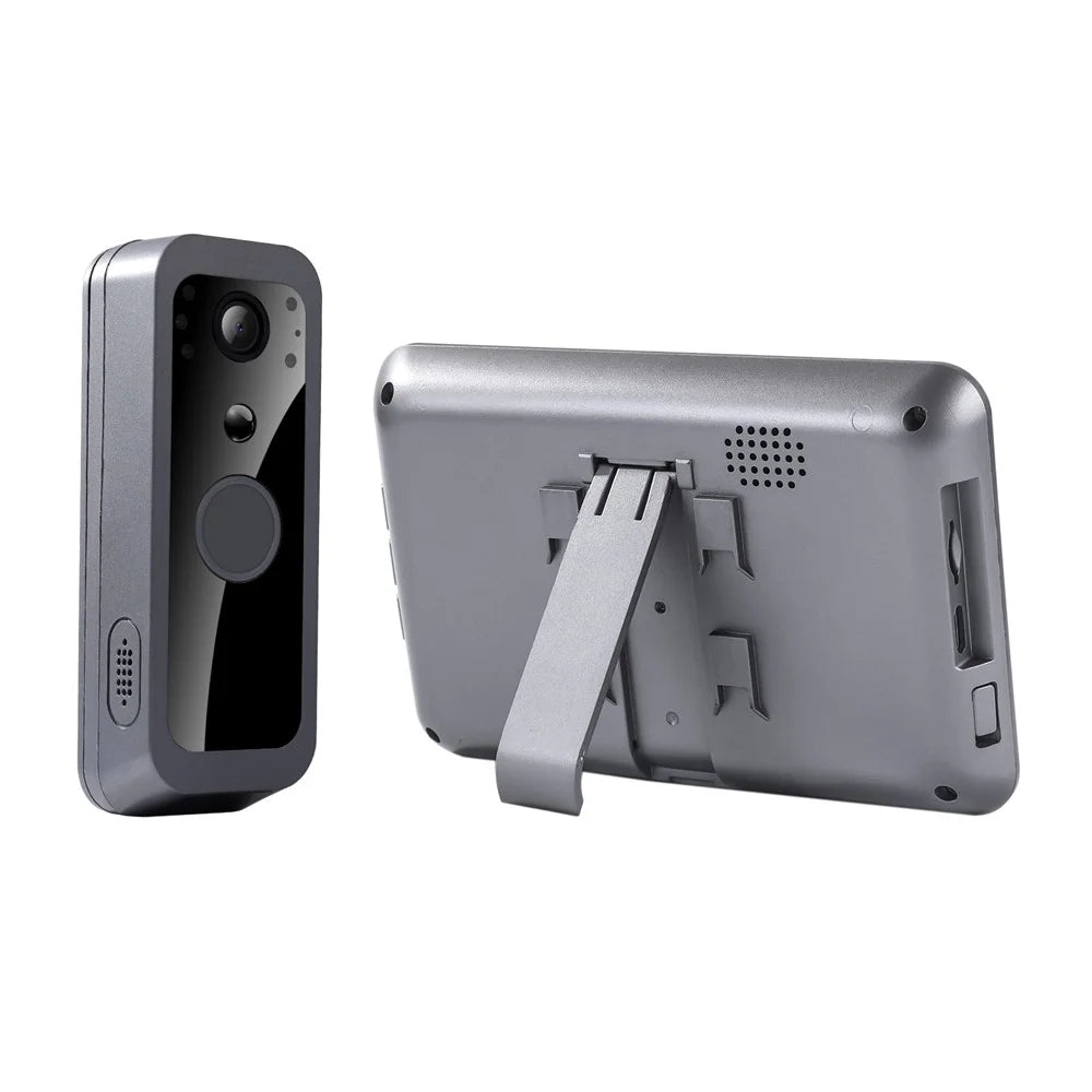 SY-30 2.4G Point to Point 4 Inch Visual Intercom Doorbell PIR Motion Detection Night Vision Wireless Video Door Phone - 2