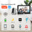 W1 4.3 Inch Color Screen WiFi Digital Peephole Camera Motion Detection Two Way Audio Smart Door Viewer - 2