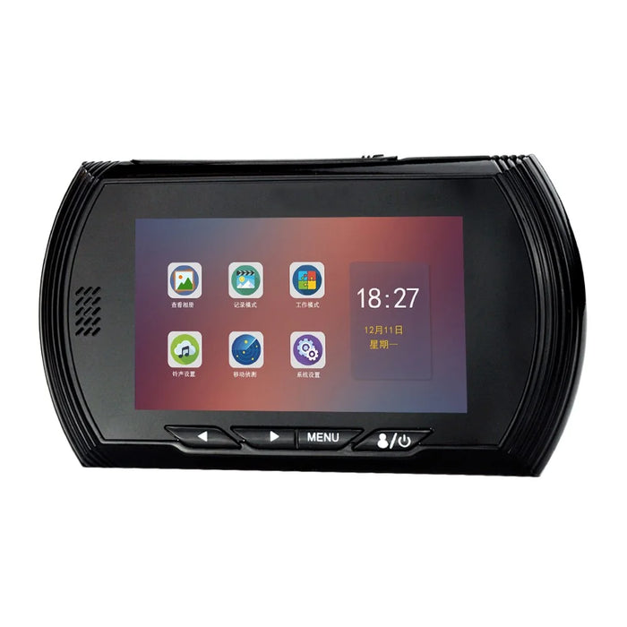 45AHD-M 4.5 Inch Electronic Peephole Viewer Motion Detection Photo Video Recording Video Doorbell - 5