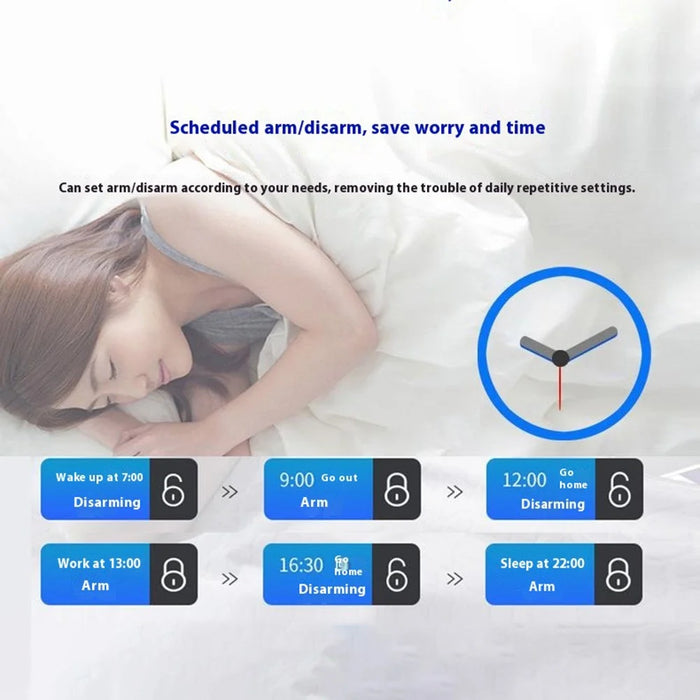PG-108 Home Security Smart Alarm System APP Remote Control Wireless Burglar Alert, WiFi + 4G Version - EU Plug - 6