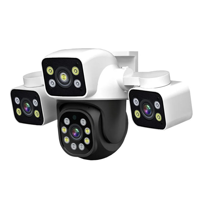 ESCAM PT223 Home Security 3 x 4MP Lens Camera WiFi Motion Detection Alarm Two-Way Audio Camera - EU Plug - 2