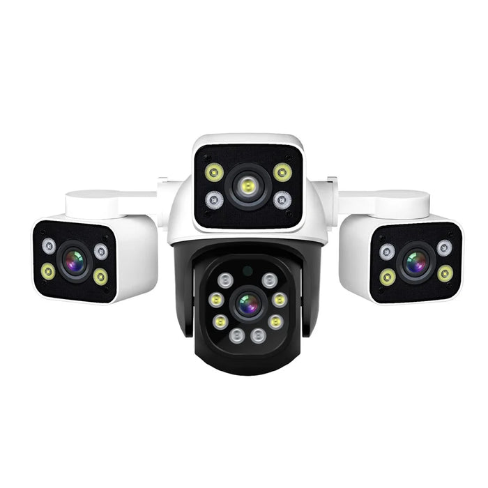 ESCAM PT223 Home Security 3 x 4MP Lens Camera WiFi Motion Detection Alarm Two-Way Audio Camera - EU Plug - 3
