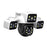 ESCAM PT223 Home Security 3 x 4MP Lens Camera WiFi Motion Detection Alarm Two-Way Audio Camera - EU Plug - 4
