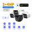 ESCAM PT223 Home Security 3 x 4MP Lens Camera WiFi Motion Detection Alarm Two-Way Audio Camera - EU Plug - 5