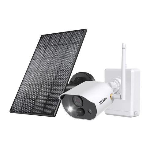 ZOSI 2K Wireless Security Camera 3MP Color Night Vision Two Way Audio Camera, with 64GB SD Card - 1