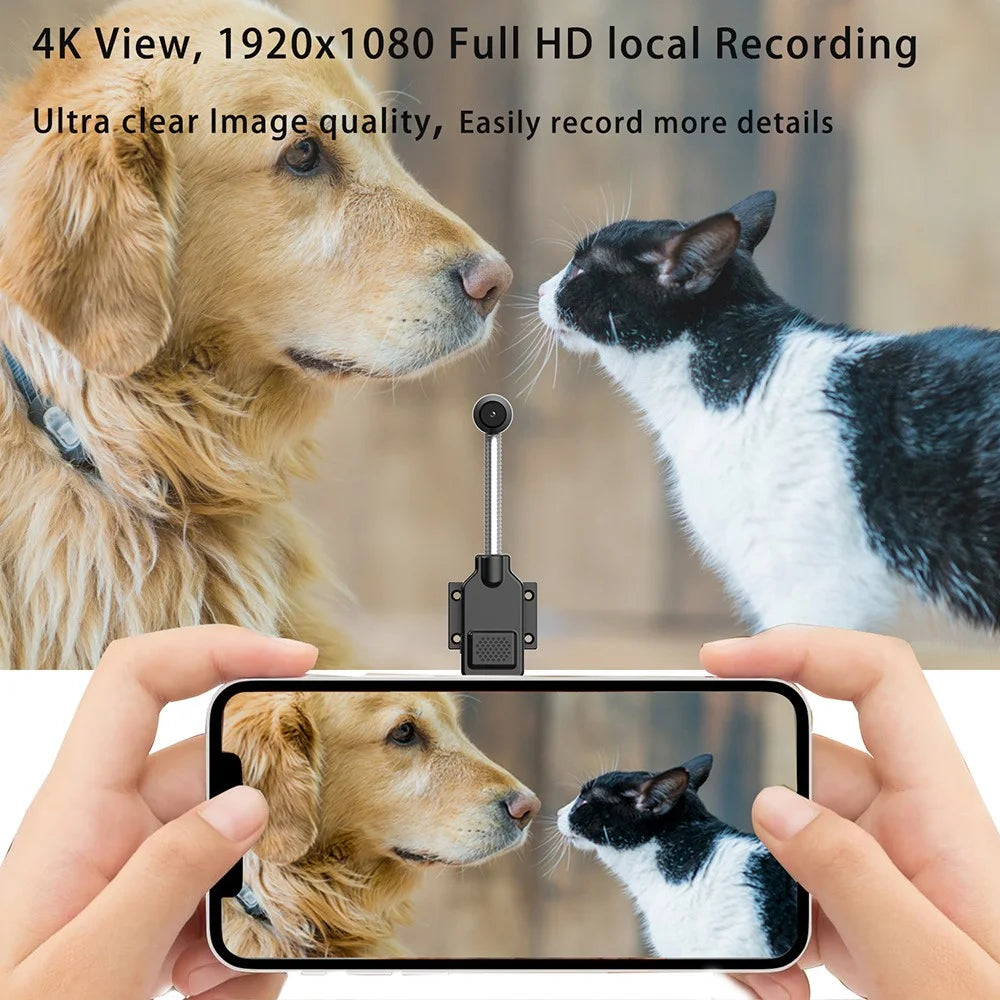 W7 Smart Home Security Camera for Baby Pet Monitor 4K 1080P Night Vision Two Way Audio WiFi Surveillance Cam - 3