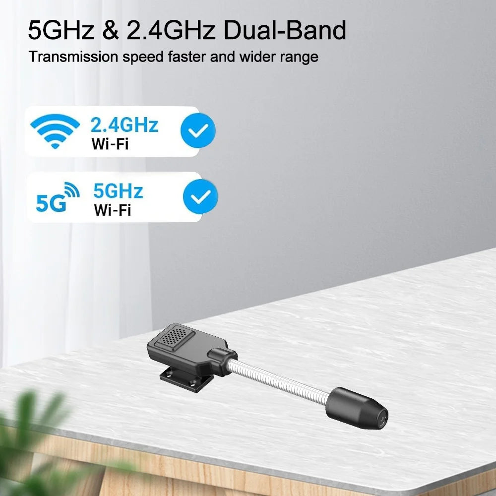 W7 Smart Home Security Camera for Baby Pet Monitor 4K 1080P Night Vision Two Way Audio WiFi Surveillance Cam - 5
