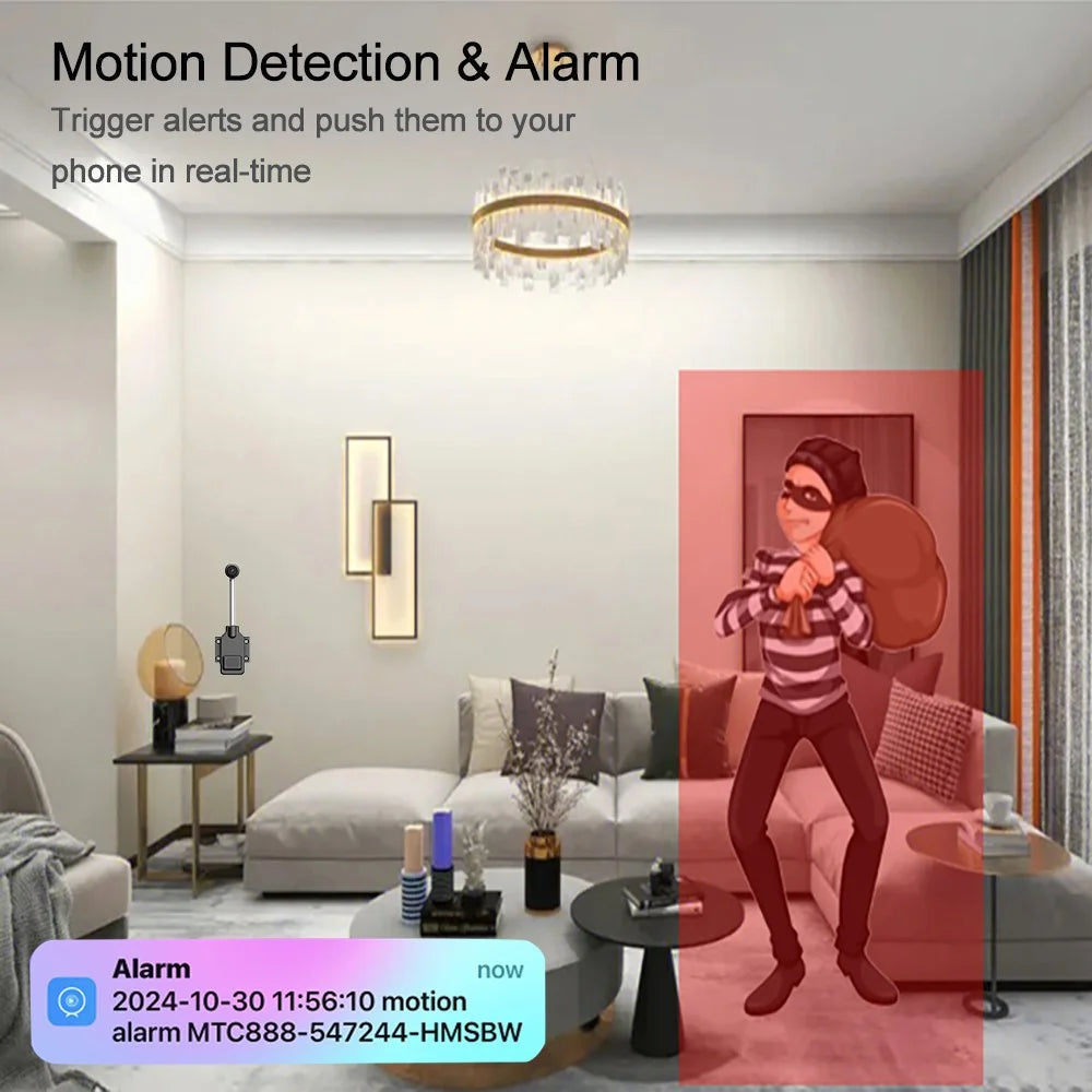 W7 Smart Home Security Camera for Baby Pet Monitor 4K 1080P Night Vision Two Way Audio WiFi Surveillance Cam - 7