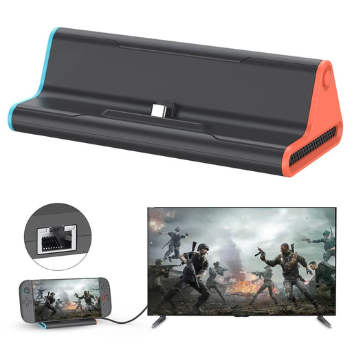 HONSON HS-SW2026 For Nintendo Switch 2 Mini 4K 60Hz HD Video Converter Dock with Ethernet PD USB3.0 Port - 1