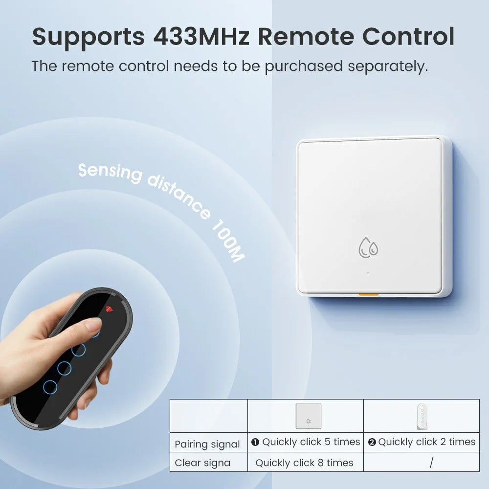 KG128 4000W WiFi Smart Timer Switch for Water Heater Power Monitor Work with Alexa Google Assistant, EU Plug - White - 7