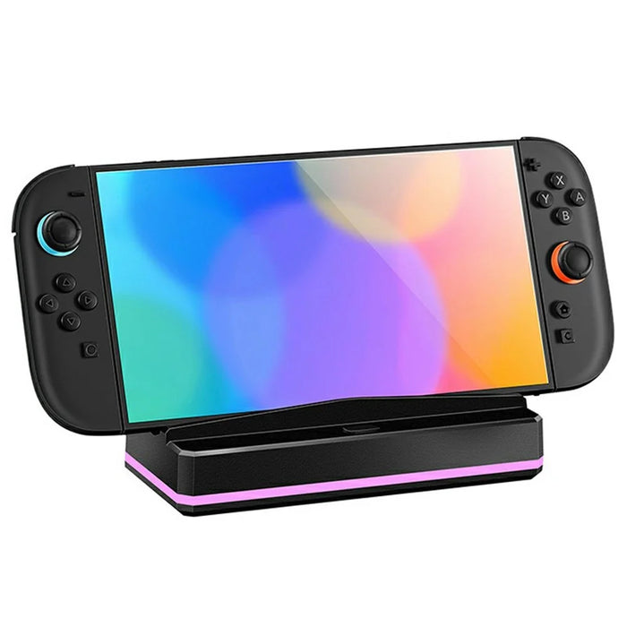 NS2-626 For Nintendo Switch 2 Charging Dock Station with Cooling Fan / RGB Lighting / 3 USB Ports - 2