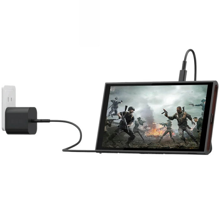 HYC-1638 US Plug 60W Charger for Nintendo Switch 2 Game Console USB C Power Adapter with Cable - 2