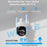 ZOSI C296 4K 8MP WiFi 6 Home Security Camera System 24 / 7 Recording 4 Pan Tilt Cameras 8CH NVR with 1TB HDD - UK Plug - 4