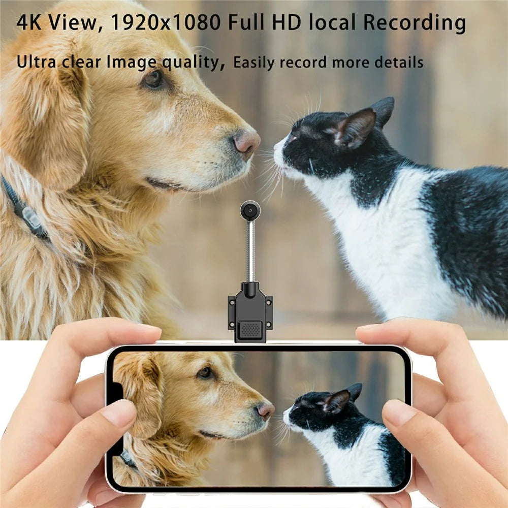 W7 Night Vision Security Camera for Baby Pet Monitor Smart Remote WiFi Camera, with 32GB Card + Card Reader - 3