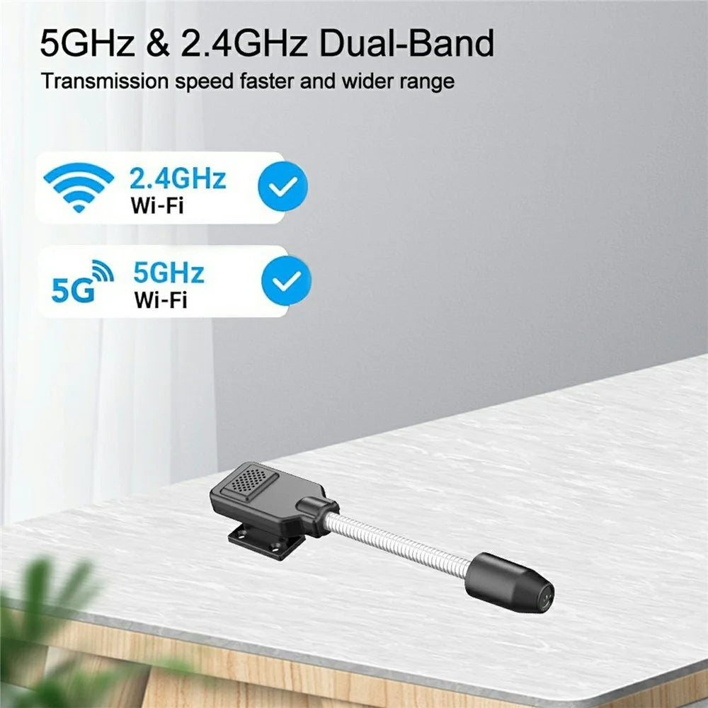 W7 Night Vision Security Camera for Baby Pet Monitor Smart Remote WiFi Camera, with 32GB Card + Card Reader - 5