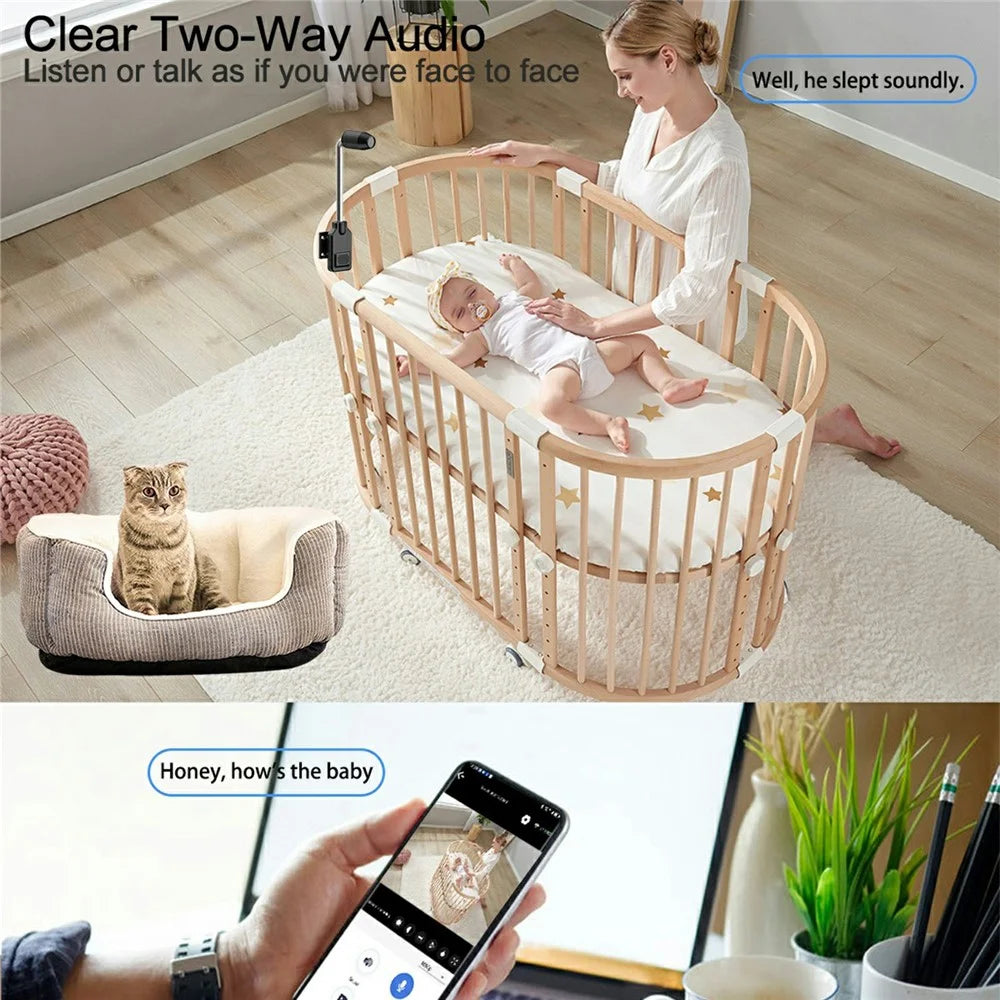 W7 Night Vision Security Camera for Baby Pet Monitor Smart Remote WiFi Camera, with 32GB Card + Card Reader - 6