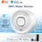 SQ400C001 100dB Alarm WiFi Smart Water Leak Detector Works with Amazon Alexa  /  Google Assistant - 2