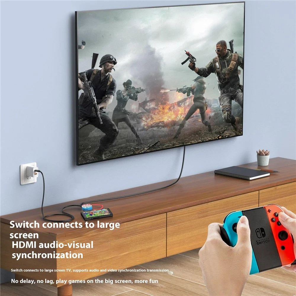 For Nintendo Switch 2 / 1 Type C to USB 3.0 100W Charging 4K 60Hz HD Adapter 3 in 1 Expansion Dock - Style A - 3