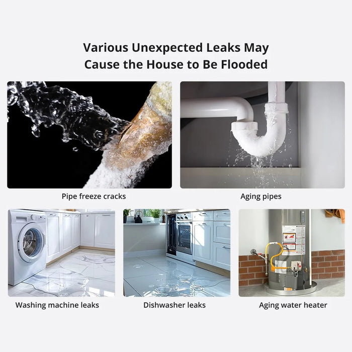 SONOFF SNZB-05P Ewelink Zigbee 3.0 Water Leak Detector Flood Alert Overflow Security Alarm Sensor - 3