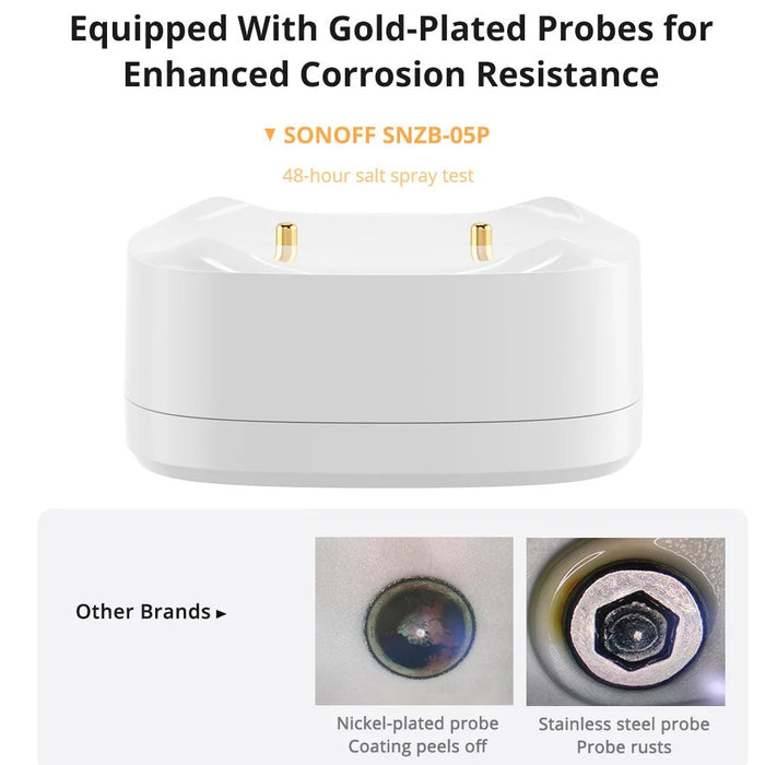 SONOFF SNZB-05P Ewelink Zigbee 3.0 Water Leak Detector Flood Alert Overflow Security Alarm Sensor - 5