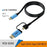 V292 4K 60Hz Type-C to Type-C + HD2.0 Adapter Cable 2 in 1 High Speed Data Transfer Video Converter - 2