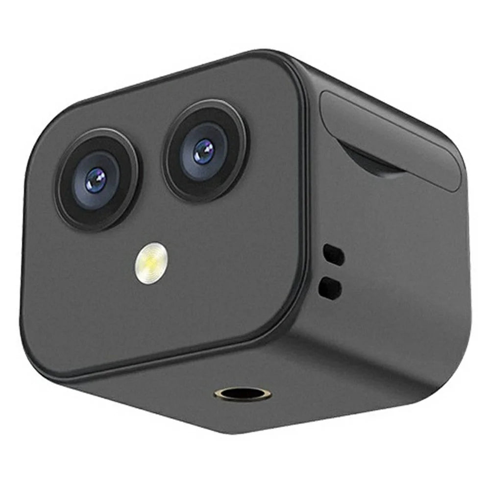 D3 Dual Lens WiFi Camera 4K HD Wireless Network Monitoring Remote Control Night Vision Cam, with 32GB Card - 1