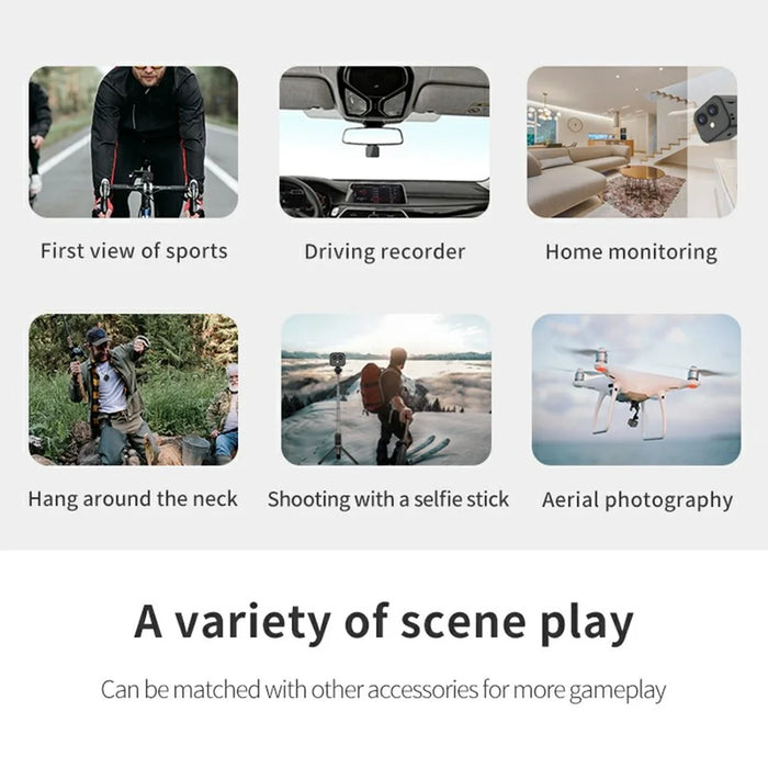 D3 Dual Lens WiFi Camera 4K HD Wireless Network Monitoring Remote Control Night Vision Cam, with 32GB Card - 5