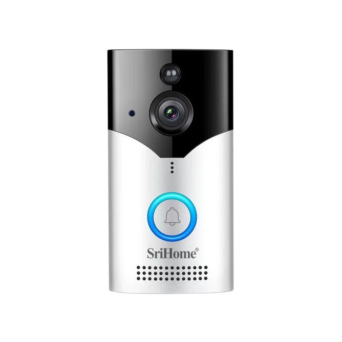 SRIHOME DH051_002_008 Smart Wireless Doorbell Set 4MP HD Indoor Video Intercom Low Power Consumption for Home - US Plug - 3