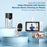 SRIHOME DH051_002_008 Smart Wireless Doorbell Set 4MP HD Indoor Video Intercom Low Power Consumption for Home - US Plug - 5