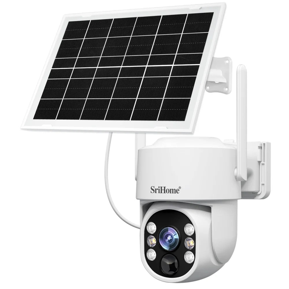 SRIHOME DH051_002_005 Smart Wireless Video Doorbell Camera Set 4MP HD Intercom 5 Inch Screen Solar Powered Two-Way Audio - 4