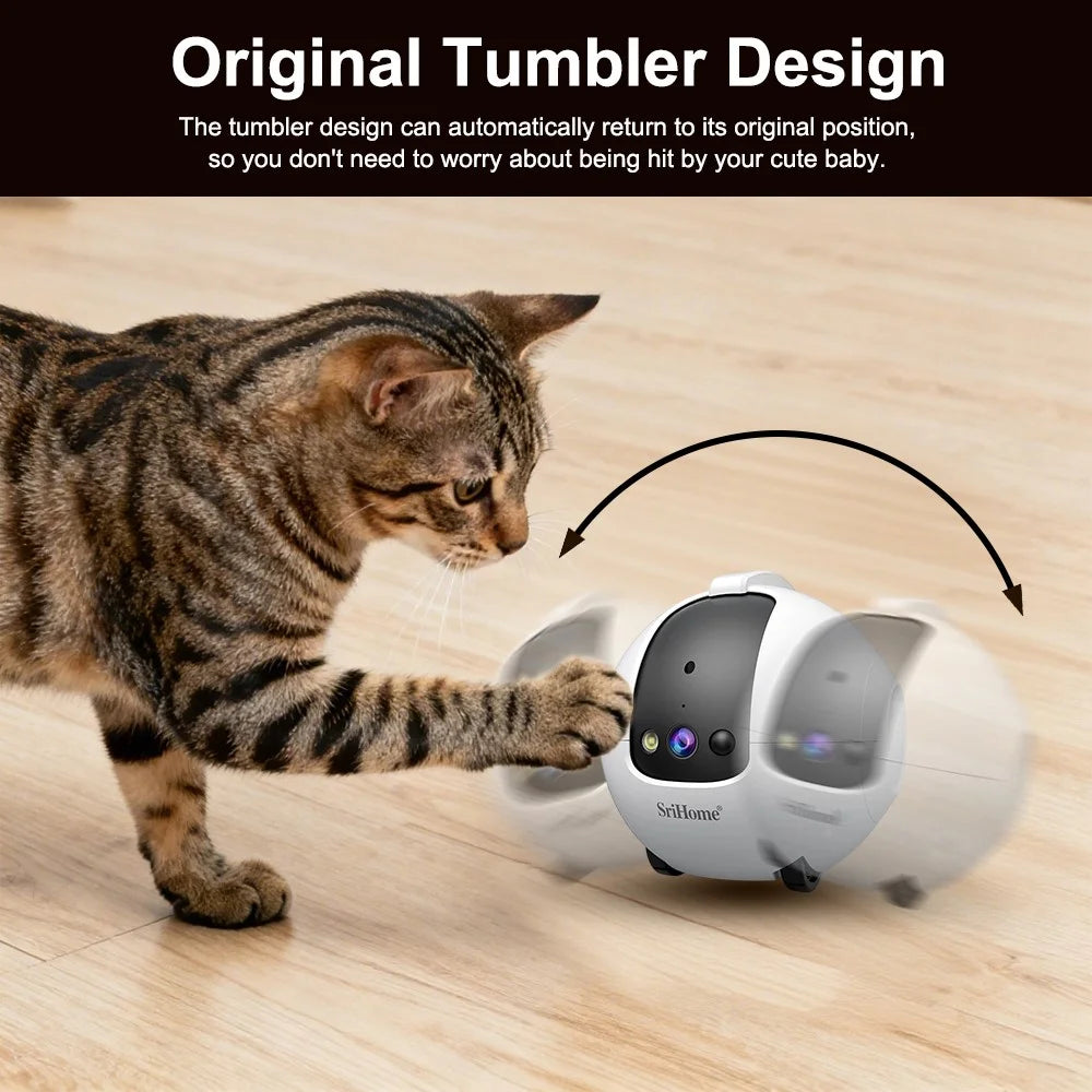 SRIHOME DH013 Pet Camera 4MP HD WiFi Pet Monitor with Phone APP Two-Way Audio Night Vision IP Camera - 6