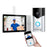 Srihome DH051+DH002 Wireless Video Doorbell 4MP Camera HD Two-Way Audio Night Vision 5-Inch Display for Home Security - 1