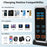 HHW 240W GaN USB-C 6-Port Charger Station PD Power Adapter with Color Display for Phone / Laptop / Earphones - Black / EU Plug - 4