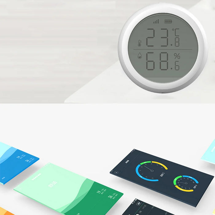 HS03 ZigBee Smart Temperature Humidity Sensor Indoor Thermometer Hygrometer with Alert for Remote Monitoring - 6