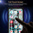 A03 Android MP3 Player Bluetooth-Compatible 5.0 Touchscreen Music Player 4GB+64GB Memory 16MP Camera 10H Battery Life - Black - 7