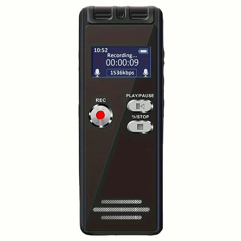 N15 8GB 0.8 inch LED Screen Voice Recorder HD Noise Reduction Recording Pen with TF Card for Class Meeting - 1
