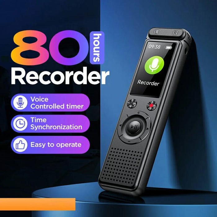 A30 8GB AI Voice Recorder 360° Surround Noise Reduction Recording Device One-Click Recording MP3 Player - 3
