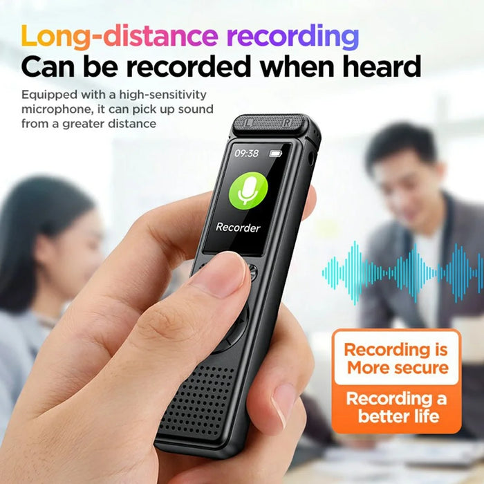 A30 8GB AI Voice Recorder 360° Surround Noise Reduction Recording Device One-Click Recording MP3 Player - 4